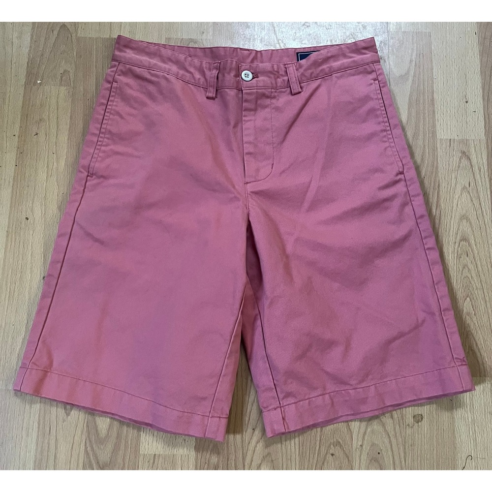 Vineyard Vines Boys 18 Nantucket Red Flat Front Chino Shorts Preppy Summer